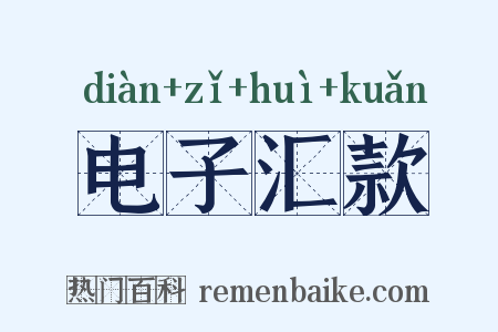 电子汇款是什么意思的图片